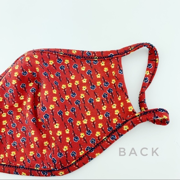 MADE IN USA 2 ULTRA SOFT DAINTY FLORAL FACE MASK - Picture 3 of 6